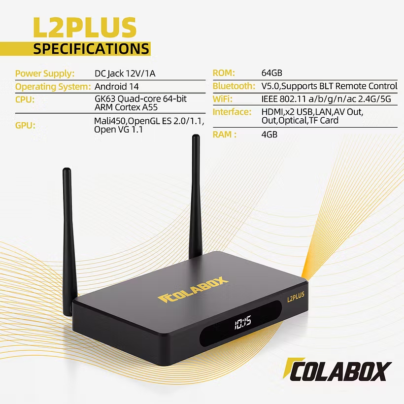 Colabox L2 Plus New Generation Streaming Media Player